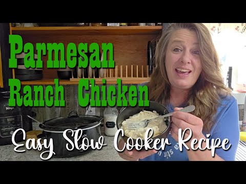 Parmesan Ranch Chicken in the Slow Cooker