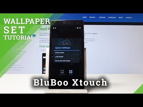 BluBoo Xtouch Wallpaper | Set Up Home Screen Look