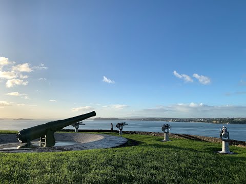 Exploring the Auckland Fort. North Head South battery disappearing gun emplacement