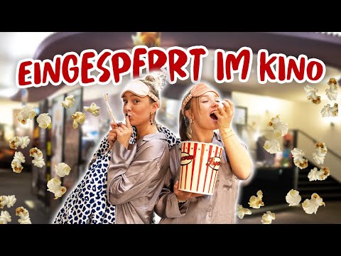 1 NIGHT LOCKED UP in the CINEMA with @JuliaBeautx 😂🍿 |CARAMELLA