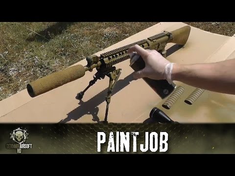 Airsoft Paintjob MK12 Lone Survivor Style