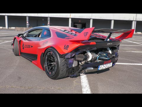 1600HP TWIN TURBO Lamborghini Huracan GT Libertywalk | Cold Start, Acceleration, Sounds, ...