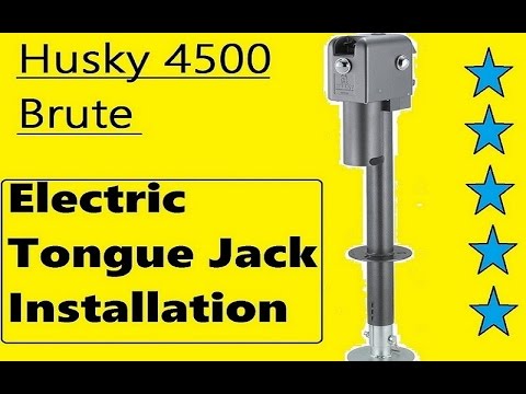 Husky Electric Tongue Jack Installation