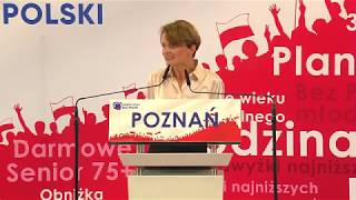 Jadwiga Emilewicz - Wystąpienie na Konwencji w Poznaniu