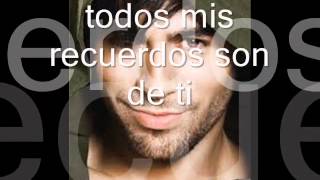 Tu vacío (letra) Enrique Iglesias