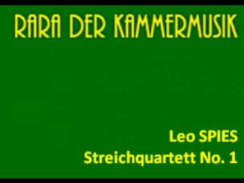 Leo Spies Streichquartett No. 1