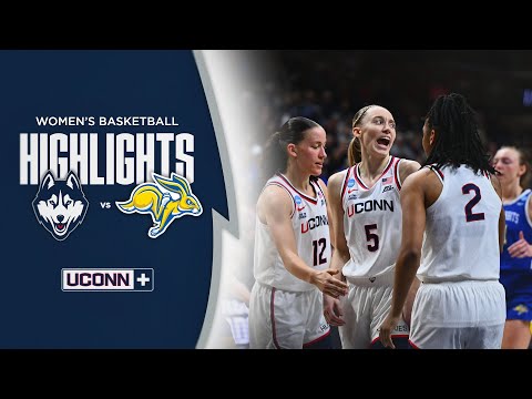 HIGHLIGHTS | UConn Women’s Basketball vs. South Dakota St. (NCAA Second Round)