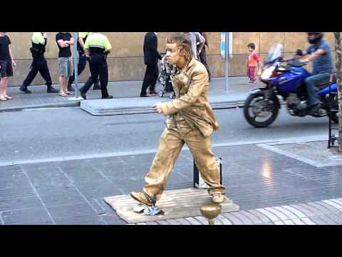 Awesome Walking Statue Street Comedian Funny As Hell