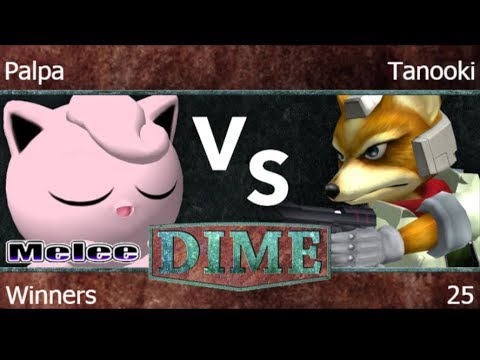 DIME 25 - Palpa (Jigglypuff) vs Tanooki (Fox) Winners - Melee