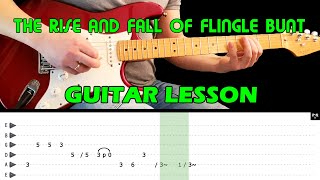 THE RISE AND FALL OF FLINGEL BUNT - Guitar lesson (with tabs) - The Shadows