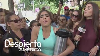 Mela repartió café en Nueva York mientras Francisca se fue a México