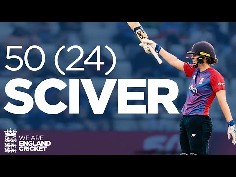 Sciver Smashes Fastest EVER Innings! | 50 OFF 24 BALLS! | England vs India 2021