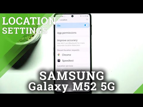 Turn on Location on Samsung Galaxy M52 5G - Enable or disable location services on Galaxy M52 5G
