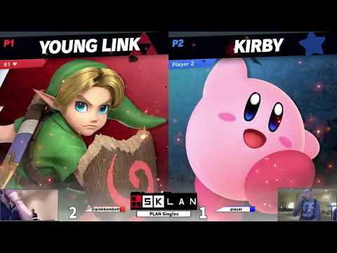 @pinkbombo91 (Yink, Peach) vs. player (Kirby) - Losers Semis - SKLan #2