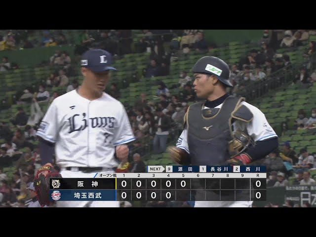 【5回表】開幕先発ローテ入りへアピール!! ライオンズ・菅井信也 5回60球無失点の好投!! 2025年3月11日 埼玉西武ライオンズ 対 阪神タイガース