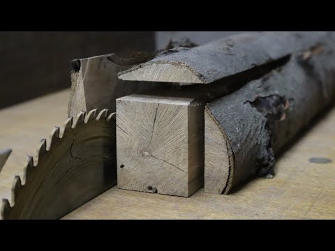 How to quickly and EASY dissolve a log on a CIRCULAR SAW!!!