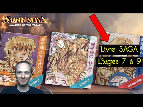 Guide du livre Saga - Etages 7 a 9 - Saint Seiya Awakening