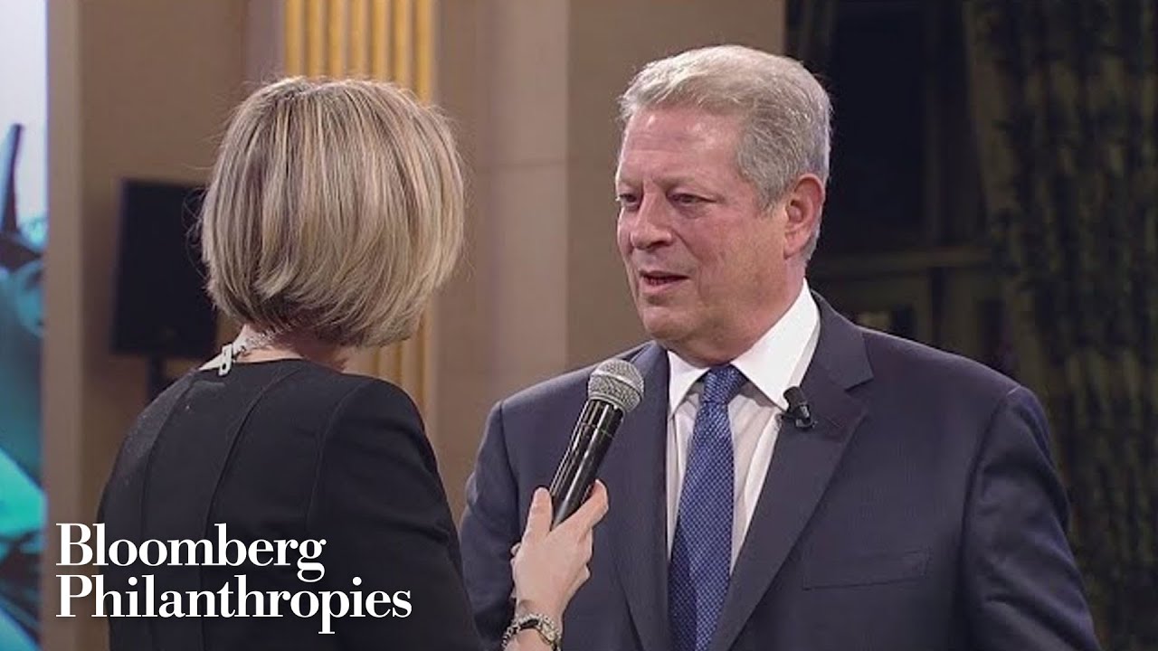 Vice President Al Gore at the Climate Summit for Local Leaders | Bloomberg Philanthropie