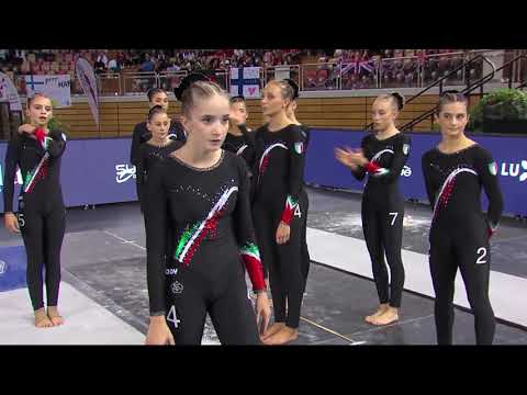 Italy - 2022 TeamGym Europeans, junior women's team final