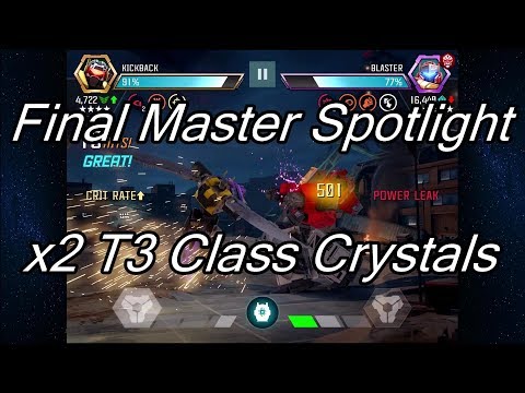 Final Blaster Master Spotlight - x2 T3 Class Spark Crystal Opening - Transformers: Forged to Fight