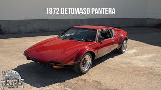Video Thumbnail for 1972 De Tomaso Pantera