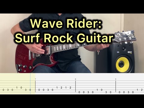 Wave Rider: Surf Rock Guitar Tutorial + Tabs