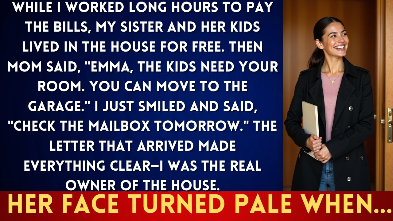 My Sister Lived Rent-Free While I Covered Everything—Then Mom Told Me to Move to the Garage...
