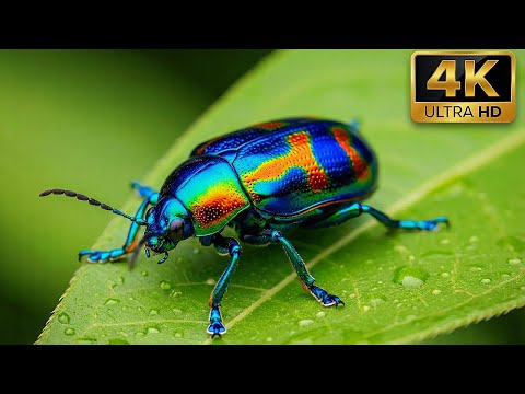 4K Ultra HD Extreme Macro of Small Insects and Creatures