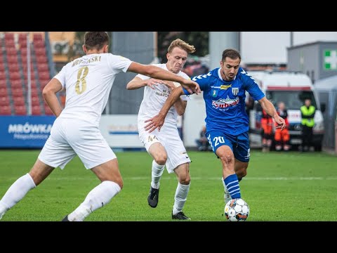2022-09-11 Puszcza Niepołomice - Sandecja Nowy Sącz 5-2 (2-1), skrót meczu