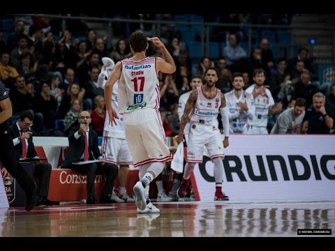 Marco Ceron 23 pts, 5/7 3PT, 22 minutes. Pesaro vs Venezia