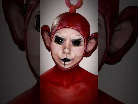 Creepy Teletubbies 👹 Halloween is coming #blingbabi #teletubbies #makeup #halloween BLINGBABI
