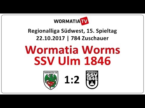 Zusammenfassung Wormatia - SSV Ulm 1846 1:2 (22.10.2017)