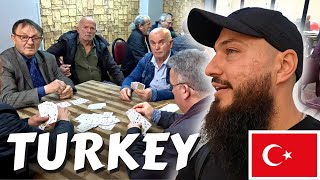 Inside Teahouse In Istanbul With The Elderly of Kadikoy, Turkey 🇹🇷