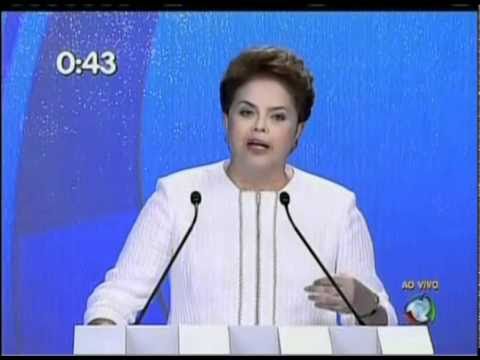Dilma rebate pergunta de Marina no debate da TV Record