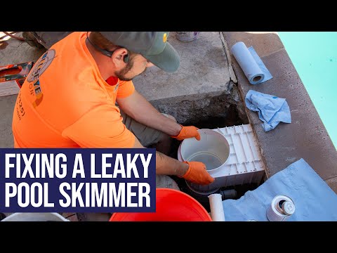 How We Fix a Leaking Pool Skimmer