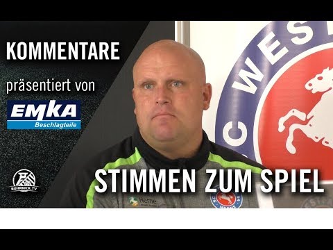 Die Stimmen | SC Westfalia Herne - TuS Ennepetal (3.Spieltag, Oberliga) | Präsentiert von EMKA