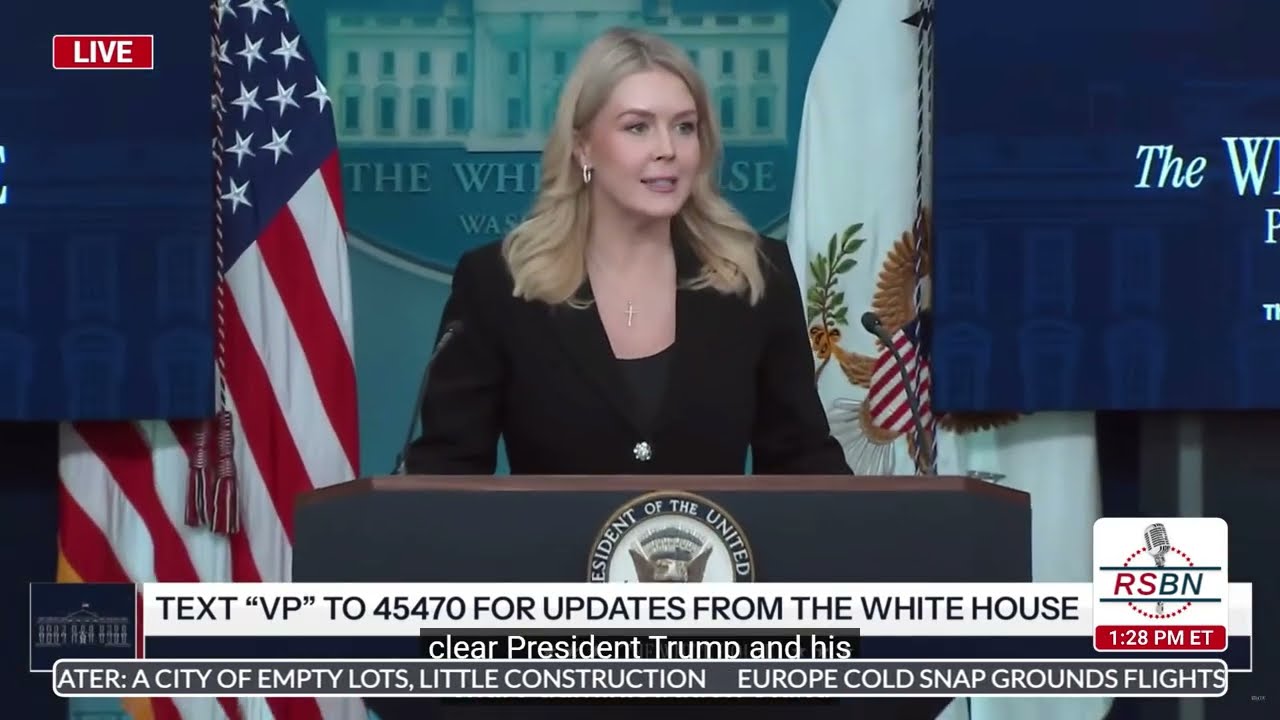 FULL: Press Secretary Leavitt and Vice President Vance Hold a Press Briefing - 01/08/26