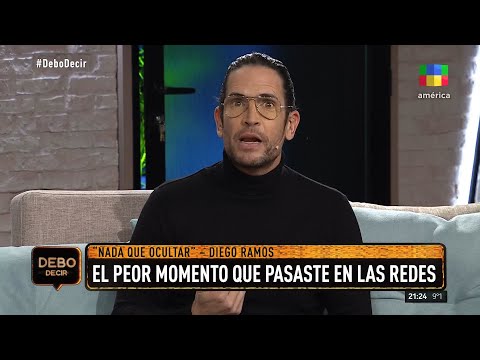 Diego Ramos y el peor momento que pasó en las redes