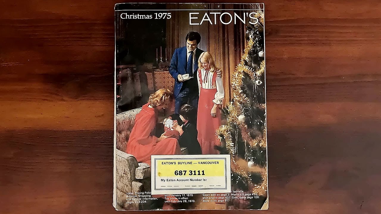 🎄Eaton's Canada's Department Store Christmas 1975 Catalog | ASMR Flip Through