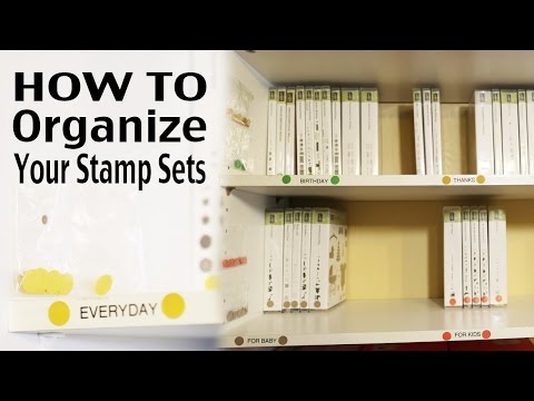 Stamping Jill - How to Organize Your Stamp Sets