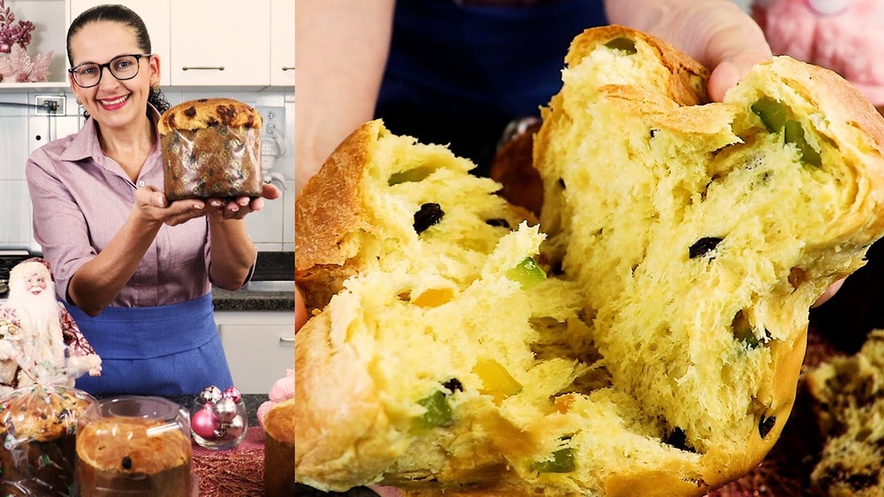 O MELHOR PANETONE CASEIRO QUE JÁ FIZ! SUPER MACIO, ÚMIDO, SABOROSO E FÁCIL! INCRÍVEL-Isamara Amâncio