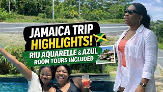 Jamaica Trip Highlights 🇯🇲 | RIU Aquarelle & Azul Hotel Room Tours- Hotel Hoppin