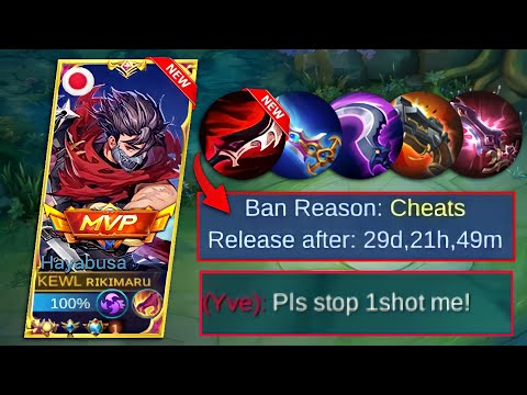 NEW HAYABUSA CHEAT BUILD 2022 (SHOTGUN BUILD!) |MLBB