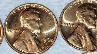 These are the best 1968 S and D mint double die pennies!!!