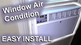 ❄️ Installing a Window Air Conditioning Unit - How to (DIY)