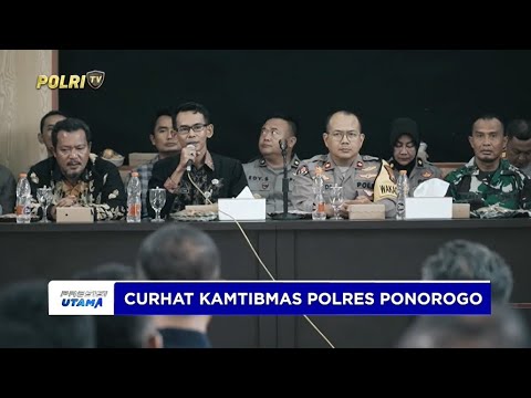 KUNJUNGAN WAKAPOLRES PONOROGO DI BALAI DESA NGRAYUN