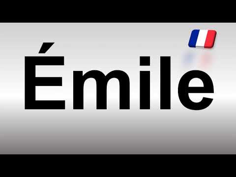 How to Pronounce Emile? (French)