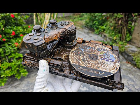 Restaurierung einer vergessenen PlayStation 2 Slim: Ein Klassiker erwacht zu neuem Leben