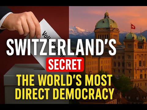 🇨🇭 Switzerland’s Secret: How the World’s Most Direct Democracy Actually Works