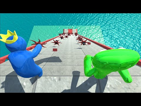 Who Can Survive The Slide Down The Deadly Slope - Animal Revolt Battle Simulator
